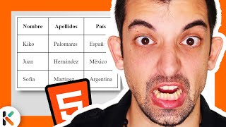 🧡 Cómo hacer TABLAS en HTML con sus Celdas y Columnas [Curso de HTML desde cero]