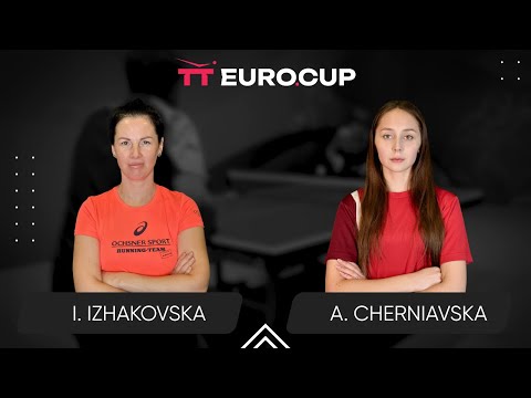 14:45 Inha Izhakovska - Alina Cherniavska 21.11.2024 TT Euro.Cup Women Ukraine Star. TABLE 3
