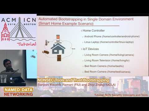 NDNSEC Tools - Sanjeev Kaushik Ramani and Zhiyi Zhang / NDN Tutorial @ ACM ICN 2018