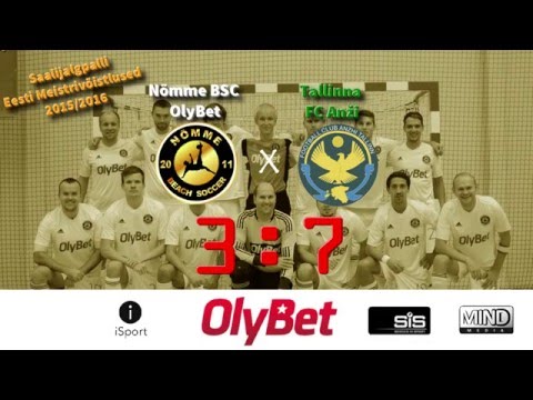 Nõmme BSC OlyBet - FC Anži 3:7 | Estonian Futsal Saaliliiga 2015/2016