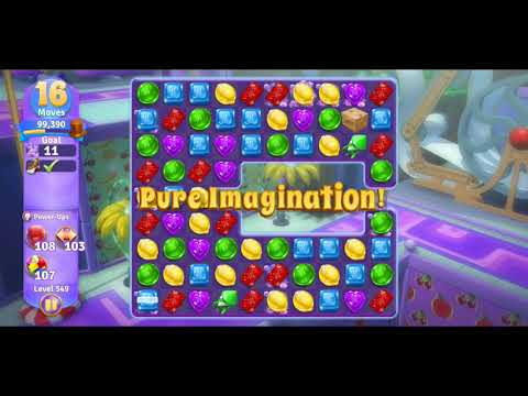 Willy Wonka's World of Candy Level 549 Complete - No Hacks (Android/IOS)