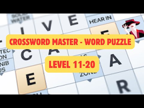 Crossword Master Game Walkthrough | Levels 11 to 20 | Word Puzzle Guide - YouTube