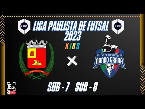 LIGA  PAULISTA DE FUTSAL 2023 - Rio Claro Futsal  x  A. Desportiva Nando Grana - SUB 7 - SUB 8