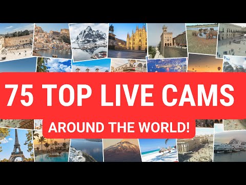 🔴 50 TOP LIVE CAMS around the world! | SkylineWebcams