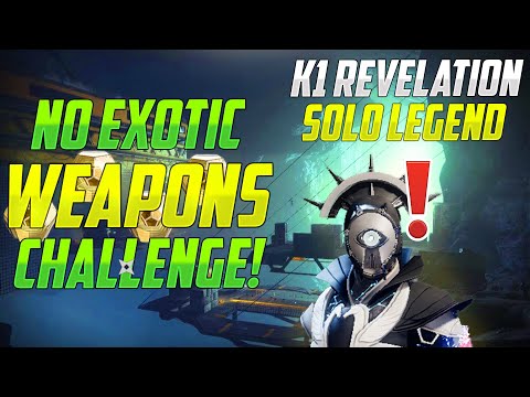 How ANYONE Can Solo K1 Revelation Legend (No Exotic Guns CHALLENGE!) | Destiny 2 Lost Sectors