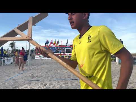 Goodman/Corah (CAN) vs Sestini/Ditta (ITA) pool play fivb event Lecce Italy