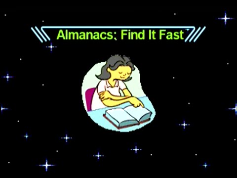 Almanacs:  Find it FAST!
