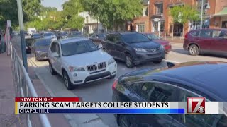 Parking scam targets Chapel Hill college students, police warn
