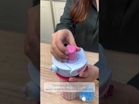 Gambar Picas Dopamine Dolly Botol Minum Plastik 900 ml - Biru/Kuning