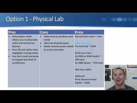 Cisco CCNA Lab Options - Physical Lab