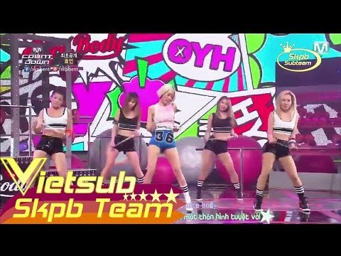 [Vietsub + Engsub] 140703 T-ARA's Hyomin (ft. LOCO) - Nice Body @ M! Countdown Comeback Stage
