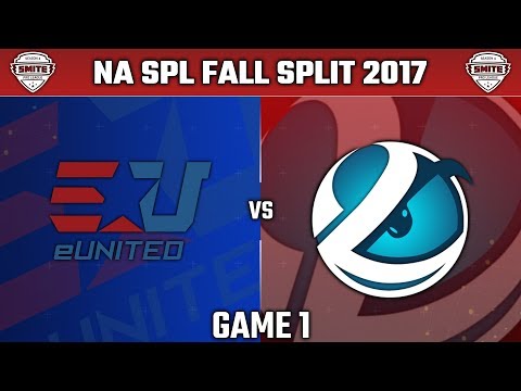 SMITE Pro League Fall Split Week 5 NA 2017 - eUnited vs. Luminosity (Game 1)