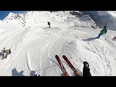 The infamous Swiss Wall - Top to bottom = ultimate leg burner!