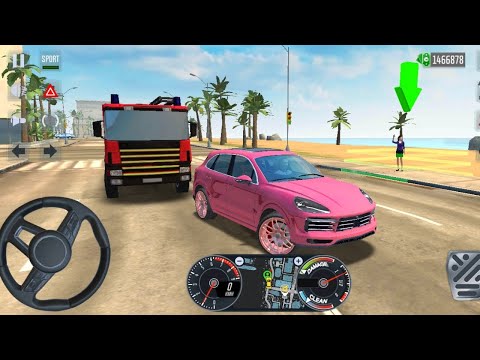 Taxi Sim 2022 Evolution | Suv Porsche Cayenne Turbo Driving Miami City Android Gameplay Driving Car