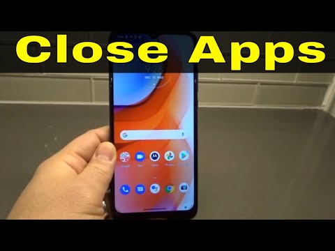 How To Close Apps On A Motorola Moto G Play-Full Tutorial