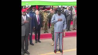 South Sudan President peeing in an official event, journalists arrested over sharing the video