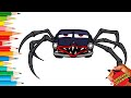 Drawing Doc Hudson Cars Spider Eater Easy Step By Step Lightningmcqueen Spidereater Cars