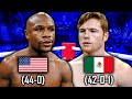 LEGENDARY SHOWDOWN Floyd Mayweather Jr USA Vs Canelo Alvarez Mexico Boxing Fight Highlights