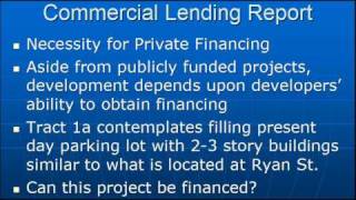 preview picture of video '9/11/09 Planning and Implementation (2 of 2): Commercial Financing Information'