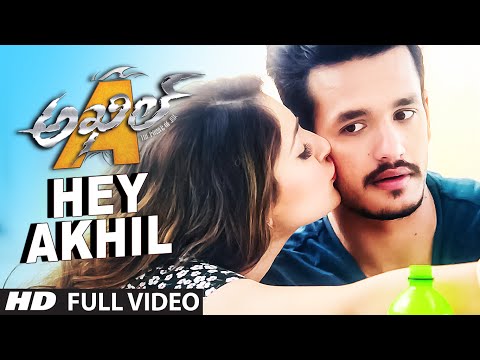 Akhil Video Songs | Hey Akhil Full Video Song | Akhil Akkineni, Sayesha | Thaman S