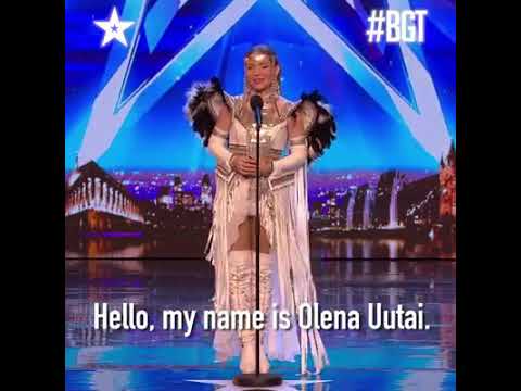 Spectacular performance by Russia UUTAI Olena and her jaw harp#Got talent