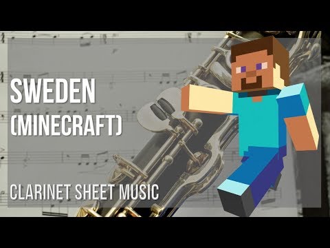 Clarinet Sheet Music: How to play Sweden (Minecraft) by C418
