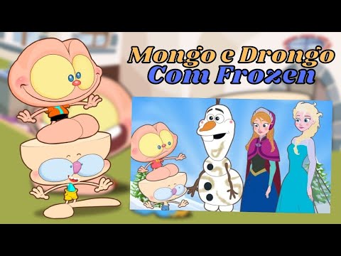 REAGINDO A MONGO E DRONGO NUMA FROZEN COM ELSA, ANNA E OLAF