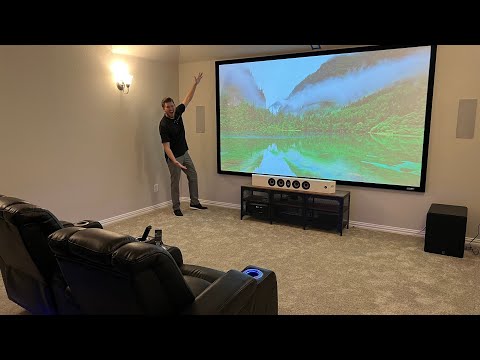 Focal/SVS/Epson 7.2 Home Theater! 135" 4K Projector Set up w/ DEMO!