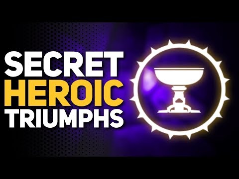 Destiny 2 | SECRET HEROIC TRIUMPHS! How To Unlock Heroic Menagerie Triumphs!