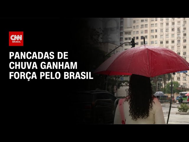 Previsão de chuva é dominante em grande parte do Brasil | CNN NOVO DIA