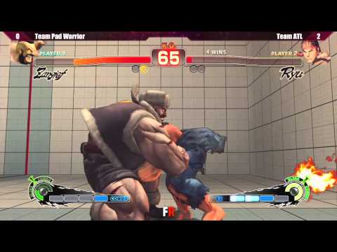Final Round 18 Ultra Street Fighter 4 3v3 Top 8 Team Pad Warrior vs Team ATL
