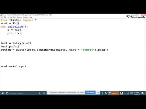 Exploring Python Graphics 10 Advanced Using The Entry