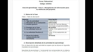 Download the video "Fase 2 - Recopilación de información para la resolución del proyecto"