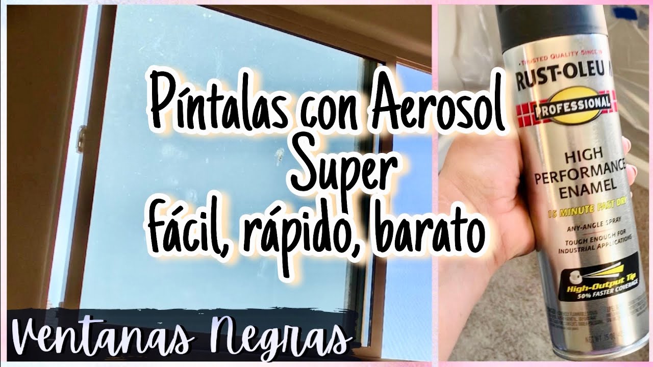 Watch 🔥CÓMO PINTAR VENTANAS CON AEROSOL | DIY SPRAY PAINT VINYL WINDOWS | EASY MODERN HOME UPGRADE 2021 Now 🔥CÓMO PINTAR VENTANAS CON AEROSOL | DIY SPRAY PAINT VINYL WINDOWS | EASY MODERN HOME UPGRADE 2021