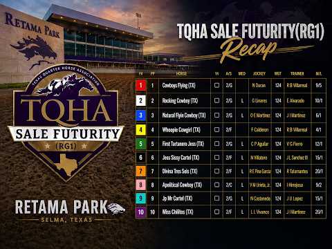 TQHA Sale Futurity-RG1 Webcast Coverage