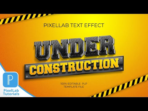 Эффект металлического текста | Учебник Pixellab