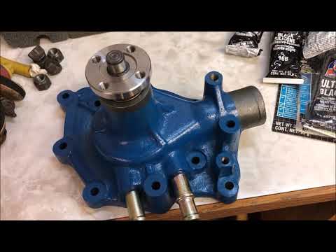 Replacing the water pump on a 1969 Mustang - 351W