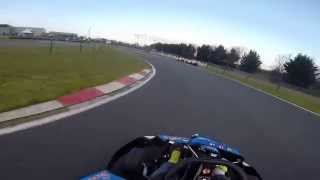preview picture of video 'Team Bacon vs Team Neuville round 1 karting demouville gopro'