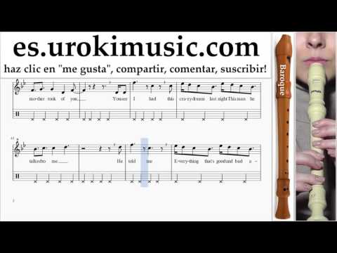 Tutorial de flauta dulce B. OneRepublic - Future Looks Good Parte#2 um-927