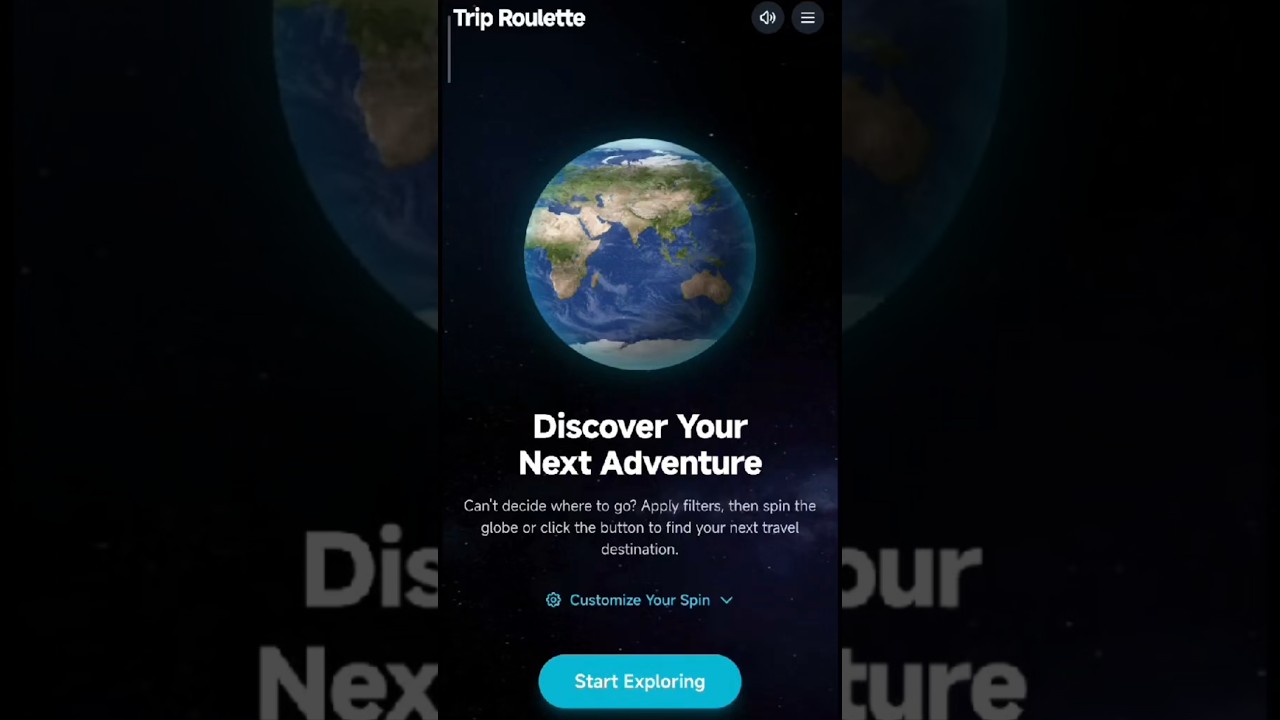 Trip Roulette demo video