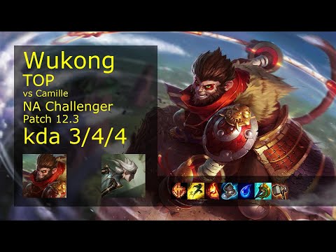 Rank 4 NA Wukong: Top vs Camille