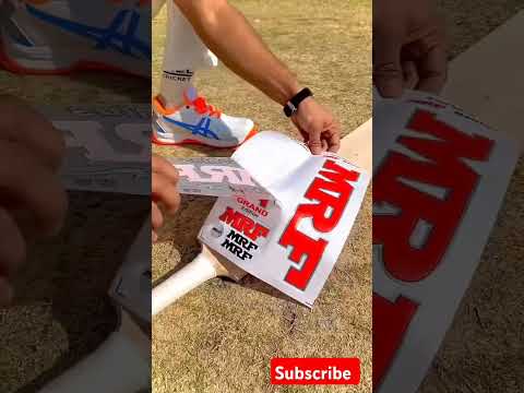 MRF English Willow cricket bat #unboxing #viratkohli #cricket
