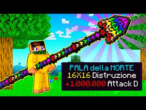 CACCIA ALL’UOMO MA CON LA PALA PIÙ FORTE DI MINECRAFT ITA