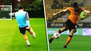 Ruben Neves recreates his legendary volley with Jimmy Bullard!