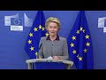 President Ursula Von Der Leyen On The Resignation Of Phil Hogan