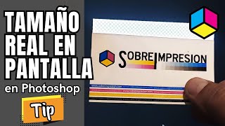 ↔️↕️ ¡Tamaño Real en Photoshop!