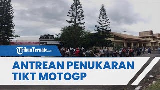 Lokasi Penukaran Tiket MotoGP Mandalika Ramai, Banyak Calon Penonton Sudah Antre sejak Subuh