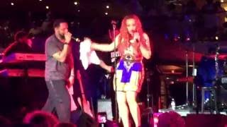Faith Evans performs &quot;Can&#39;t Believe&quot; with Carl Thomas on Tom Joyner&#39;s Fantastic Voyage