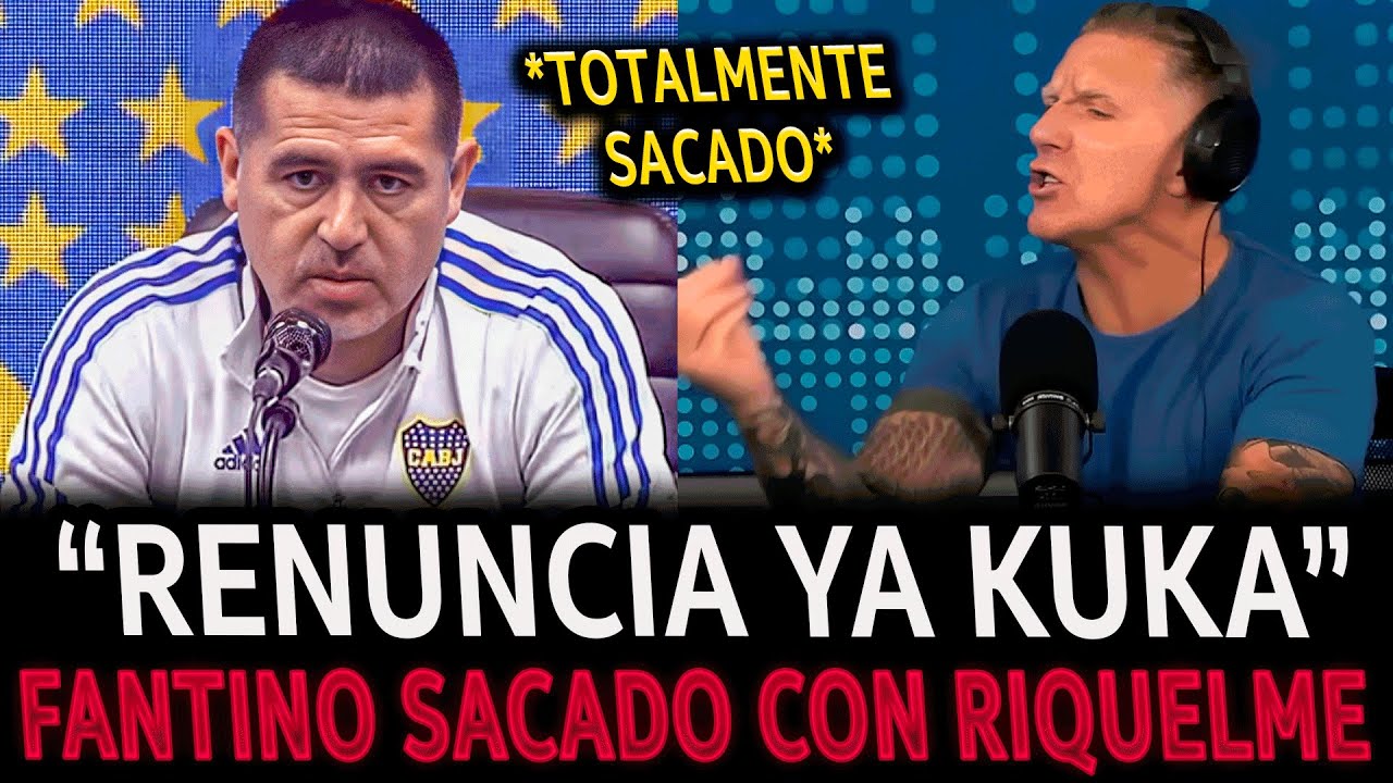 ¡FANTINO SACADO CON RIQUELME tras la DERROTA de BOCA en VIVO!