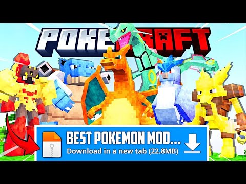 MOST EPIC PIXELMON MOD FOR MINECRAFT PE 1.21+ 😍 | MCPE POKEMON MOD FOR 1.21.100